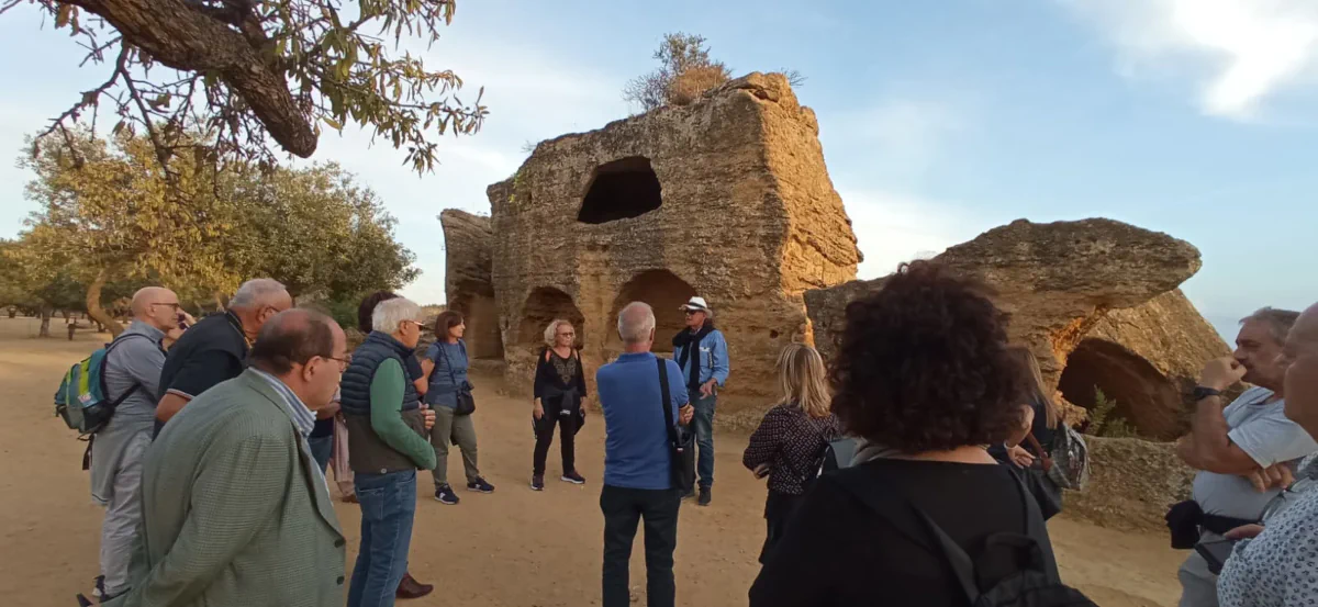 La fortificazione di Akragas e gli arcosoli nella Valle dei Templi